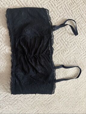 Black Lace Bandeau Bralette - Women Intimates & Sleepwear